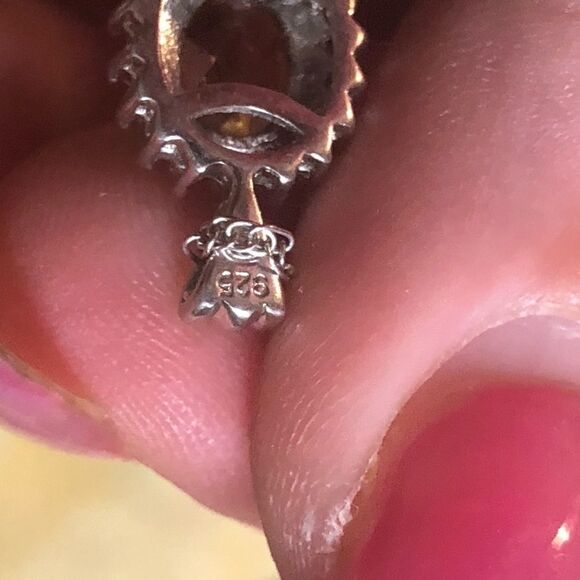 925 Necklace and ring set all citrine size7 - Picture 2 of 6